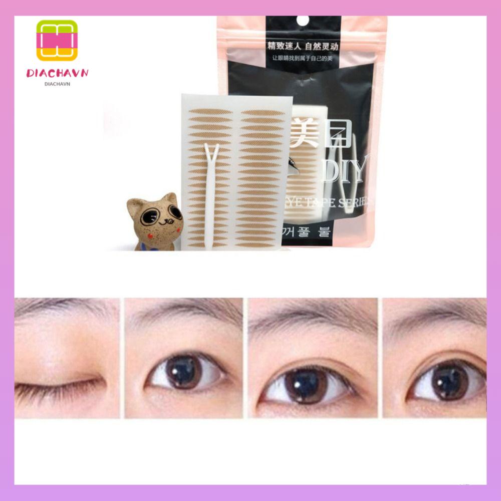 DIACHAVN Set 400 Miếng Dán Kích Mí Tự Nhiên Hai Mặt Thoáng Khí Cho Nữ