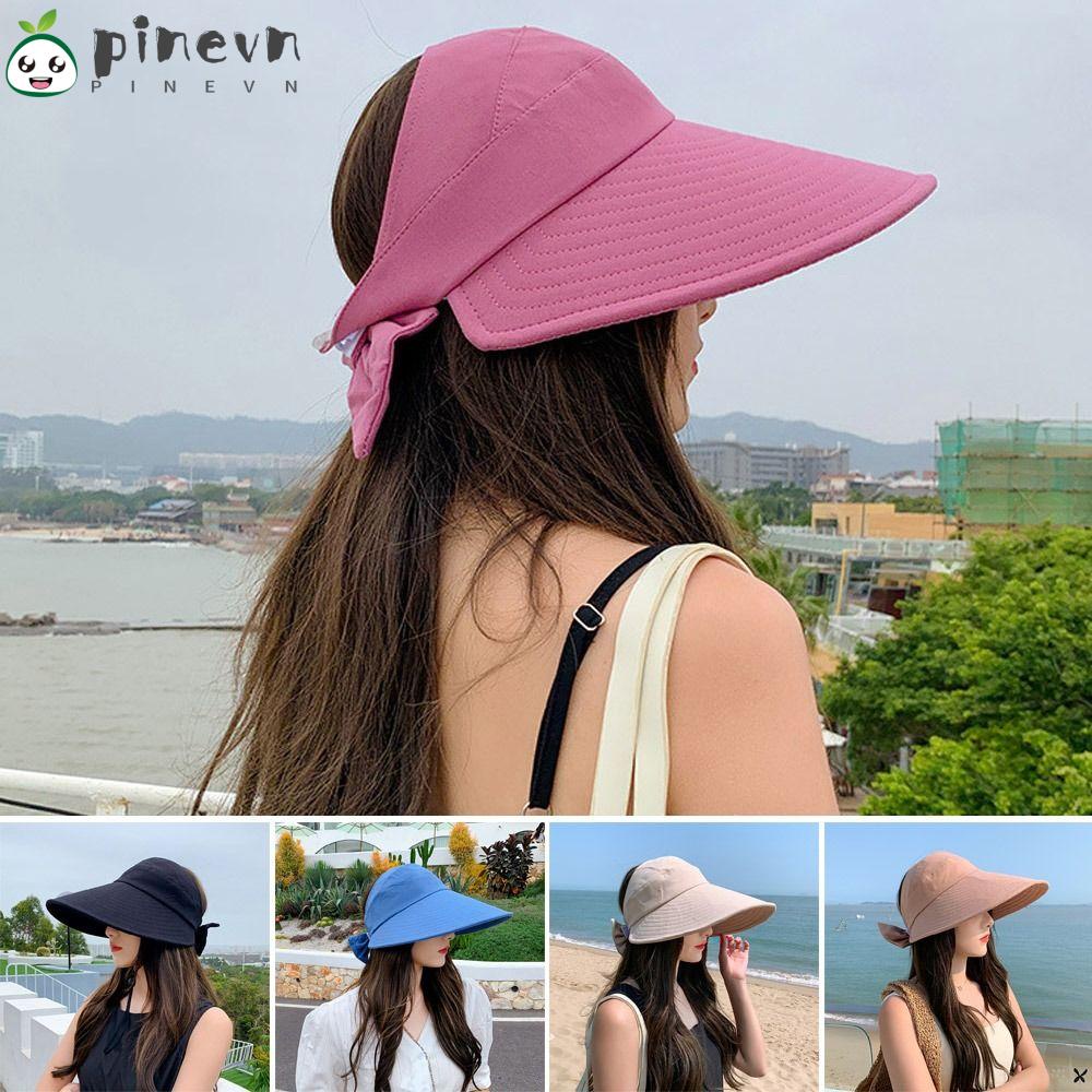 PINEVN Mũ Tai Bèo Vành Rộng Hở Chóp Chống Nắng Thời Trang Mùa Hè