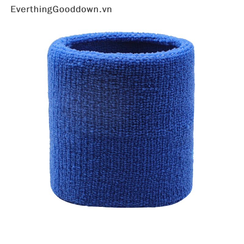 Everthinggooddown Băng Quấn Bảo Vệ Cổ Tay Bằng Cotton Thấm Hút Mồ Hôi Hỗ Trợ Luyện Tập Thể Thao / Tennis / Chạy Bộ