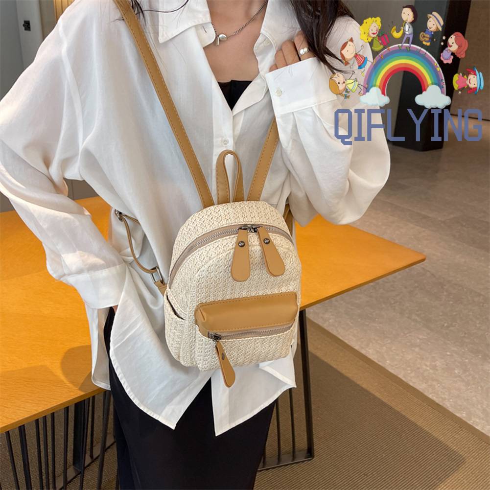 Túi Xách Bucket Da PU Handmade Thời Trang Đi Biển Dành Cho Nữ
