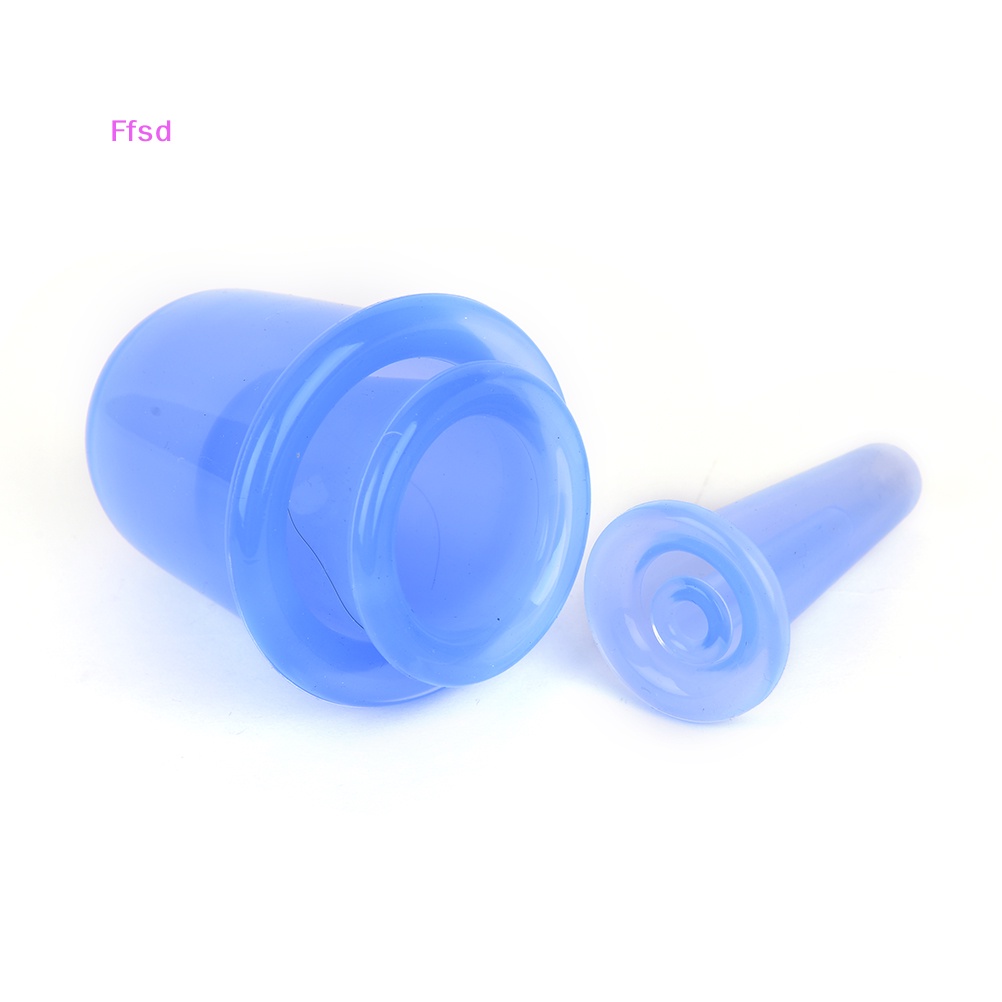 Bộ 4 Cốc Giác Hơi Mát Xa Cơ Thể Bằng Silicone Chống Cellulite