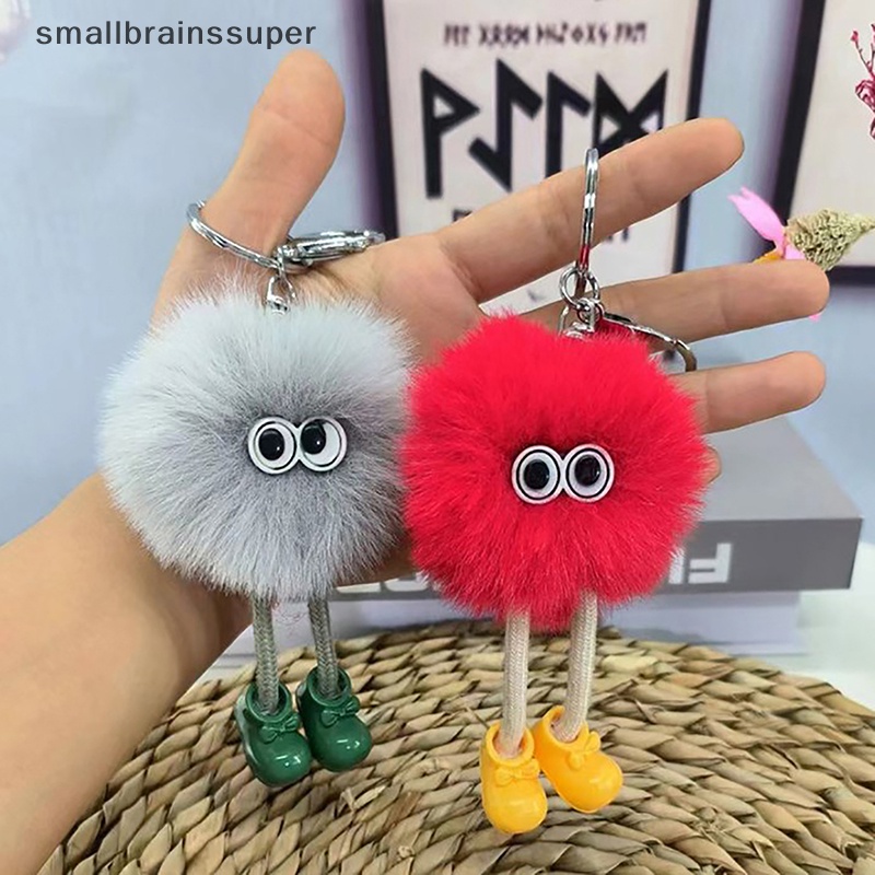 Móc Khóa Lông Thỏ Nhỏ Nhắn Dễ Thương Dành Cho Nữ