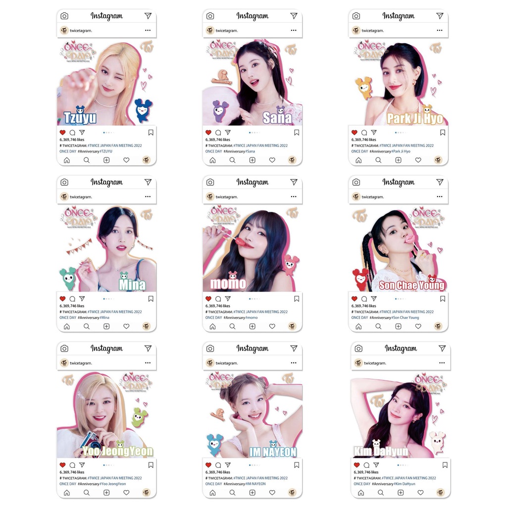 Twice READY TO BE INS Transparent Photocard PVC Card