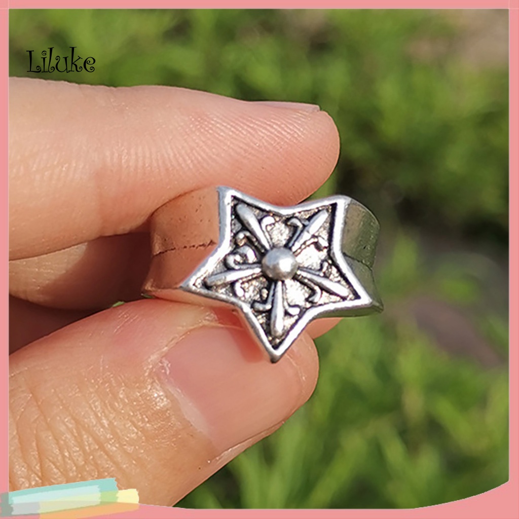 Nhẫn Bạc Họa Tiết Bộ Xương Phong Cách Châu Âu Cổ Điển Thời Trang Cho Nữ