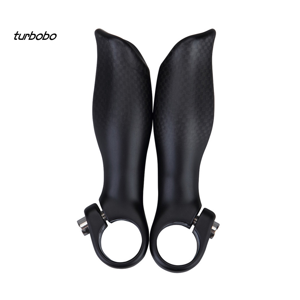 1 Cặp Còi Sợi Carbon Gắn Tay Lái Xe Đạp Chống Mài Mòn