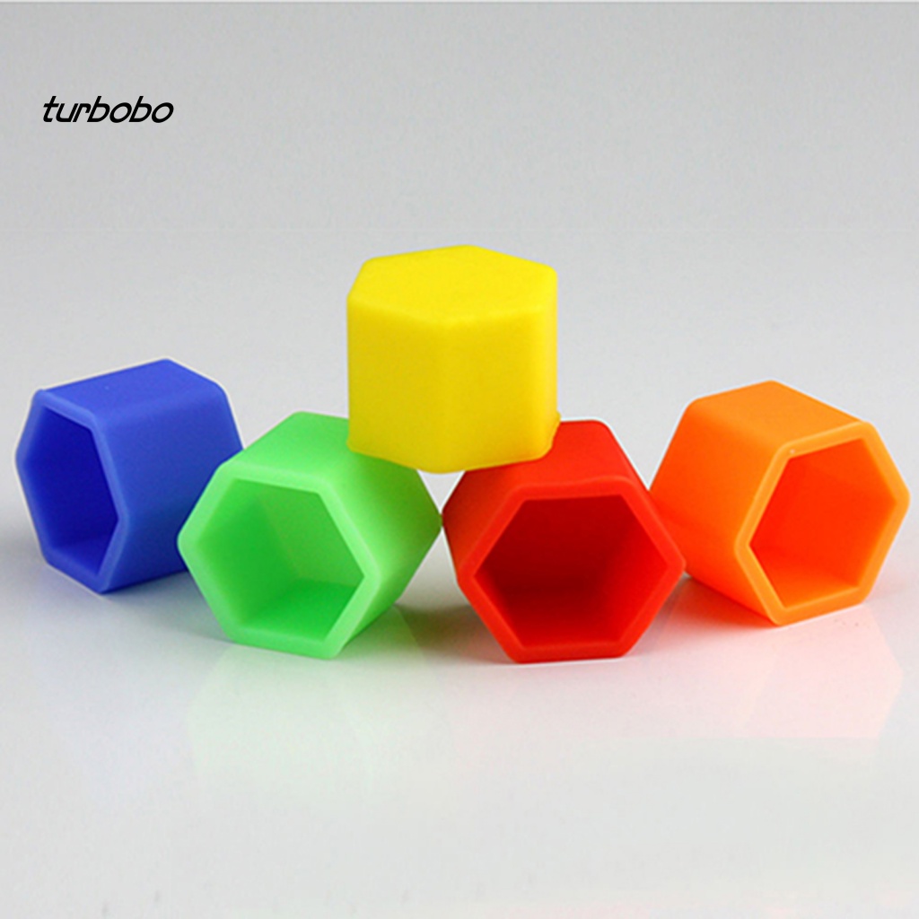 Set 20 Nắp Silicone Bảo Vệ Vành Bánh Xe Hơi Chịu Nhiệt Độ Cao 19mm