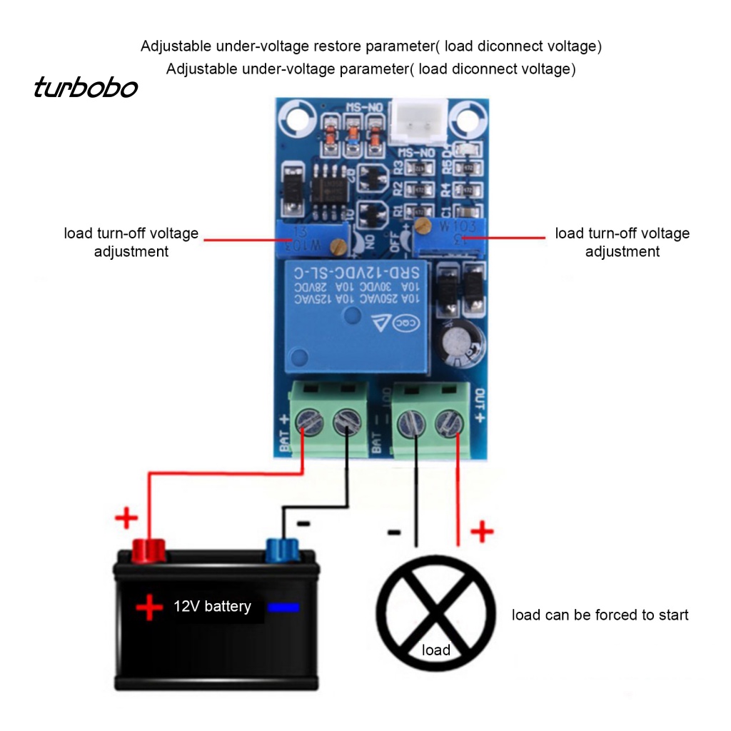 Mô-đun Bảo Vệ Nguồn Điện Thấp 12V An Toàn Dành Cho Thiết Bị Điện Tử