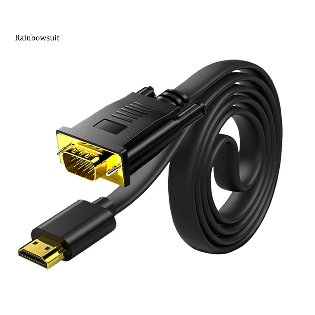 Cáp Chuyển Đổi HDMI Sang VGA Bằng PVC Độ Phân Giải Cao Cho Laptop