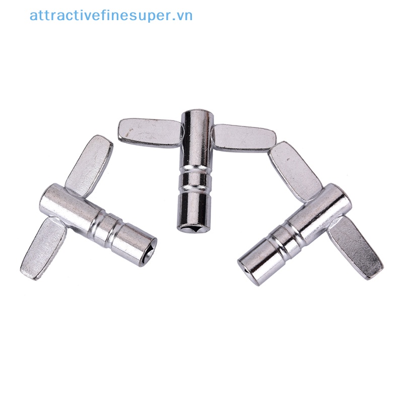 Set 3 Khóa Điều Chỉnh Tông Da Trống Bằng Kim Loại Bền Hình Vuông