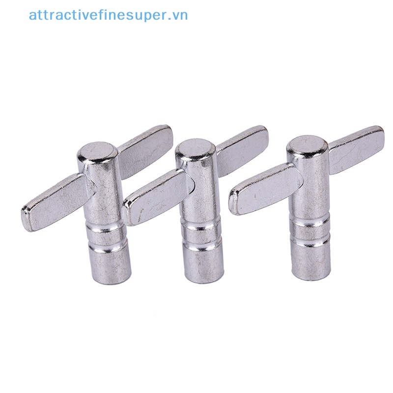 Set 3 Khóa Điều Chỉnh Tông Da Trống Bằng Kim Loại Bền Hình Vuông