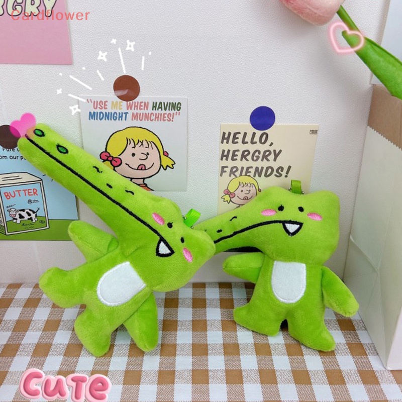 &lt; Cardflower &gt; Móc Khóa Hình Cá Sấu Nhồi Bông Phong Cách Ins Mới Dễ Thương Trang Trí Ba Lô / Cốp Xe Hơi / Quà Tặ