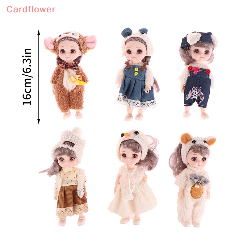 Bộ Búp Bê Công Chúa 17CM Dễ Thương Cho Bé Gái Mới