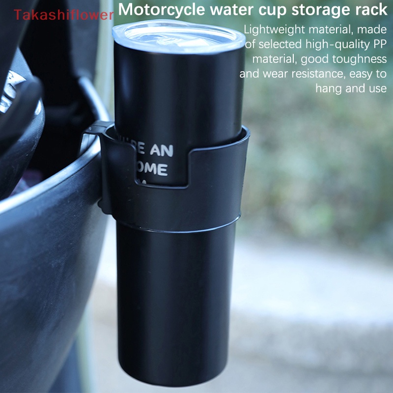 1 Giá Đỡ Cốc Nước / Chai Nước Gắn Cửa Xe Hơi / Xe Máy Thiết Kế Nhỏ Gọn Tiện Dụng