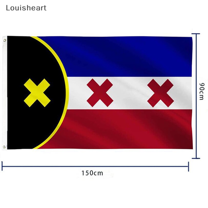Lá Cờ L 'Manberg L Manburg Lmanberg Hai Mặt 90x150cm