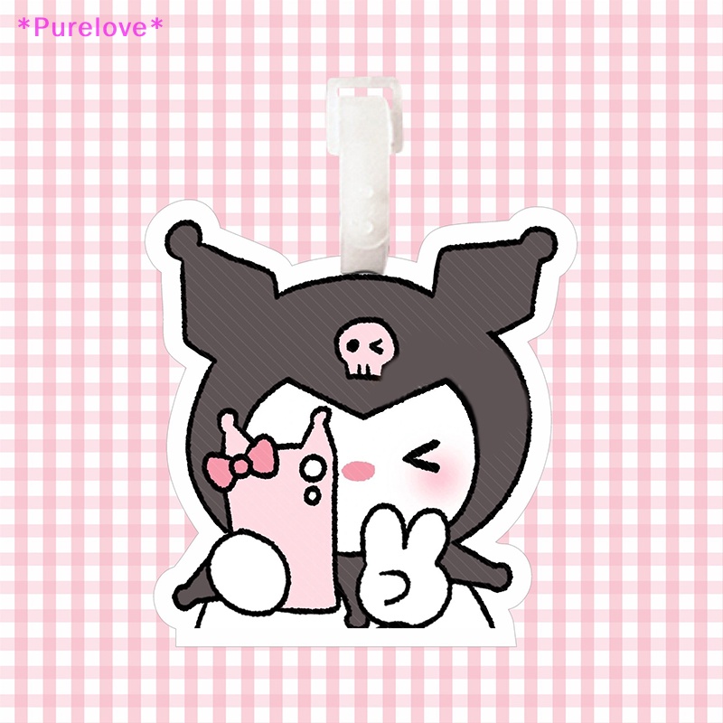 Búp Bê Hoạt Hình Ghi Tên Các Nhân Vật Sanrio Kuromi Bằng Nhựa Đáng Yêu Gắn Balo Đi Học Cho Bé Mới