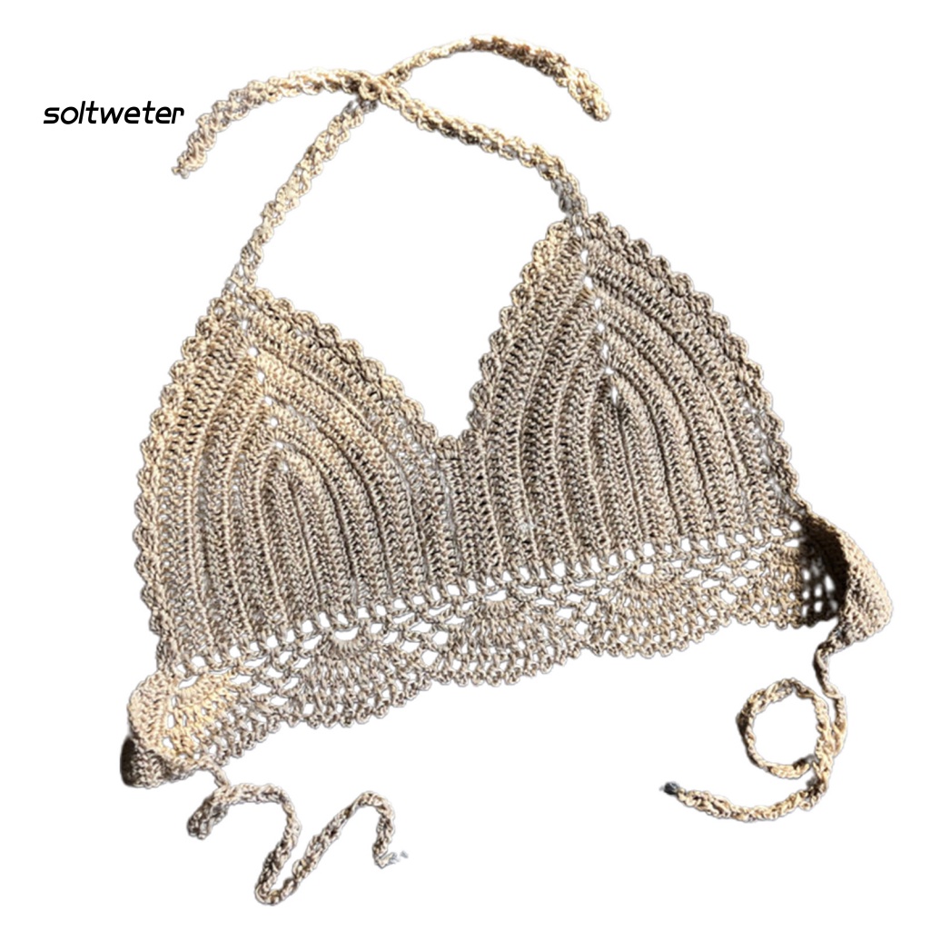 Áo Croptop Hở Lưng Màu Sắc Đơn Giản Quyến Rũ Cho Nữ