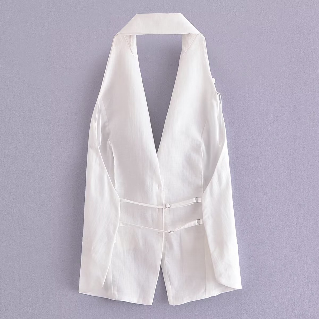 Bộ Áo Dây Hở Lưng + Quần Lưng Cao Thời Trang 2616