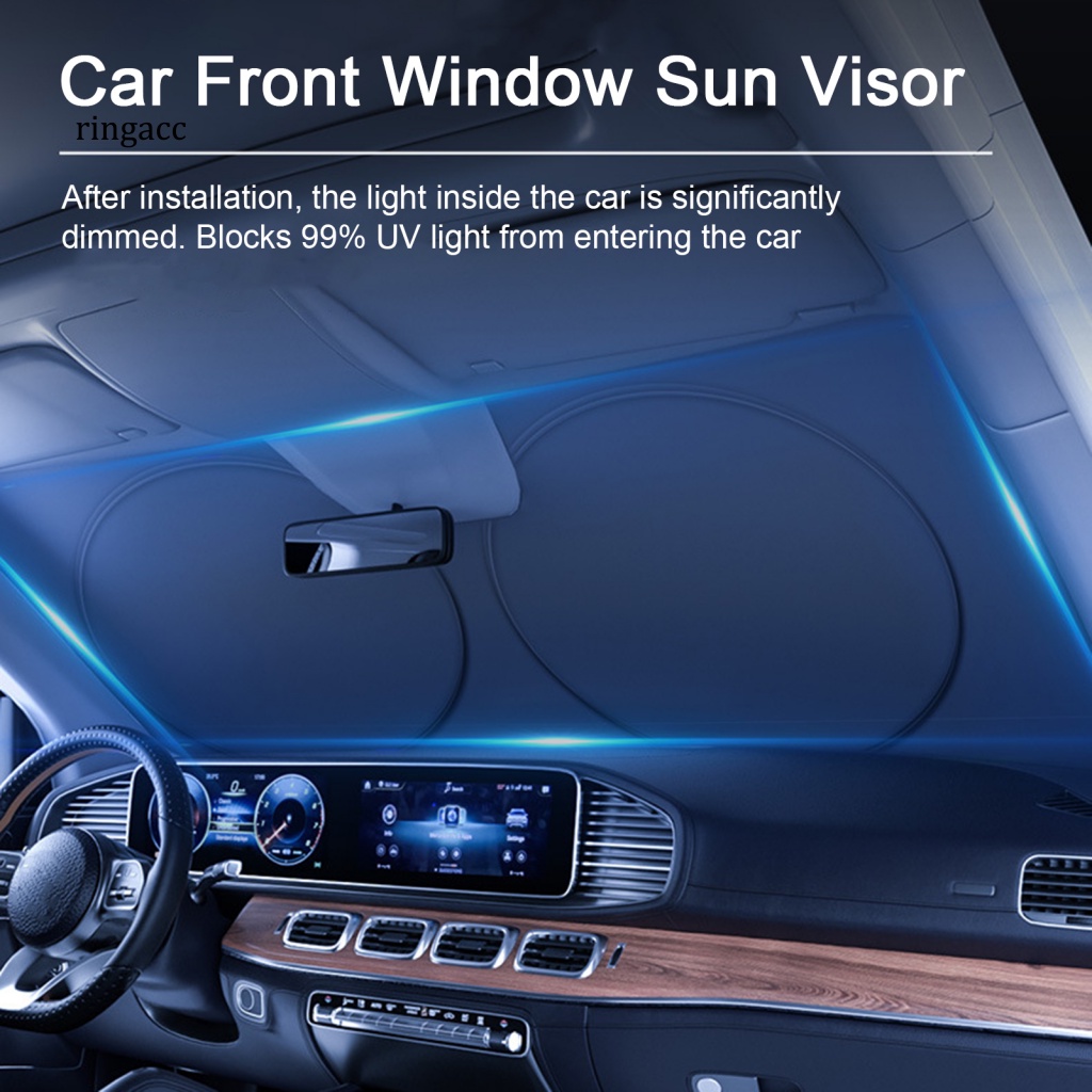 Tấm Che Nắng Cách Nhiệt Chống Tia UV Có Thể Gập Lại Cho Kính Chắn Gió Xe Hơi