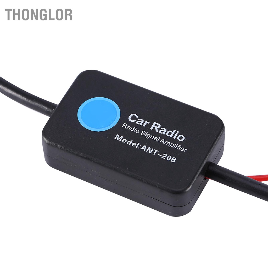 Thonglor Bộ khuếch đại thu tín hiệu trên không cho xe hơi 12V Radio FM tăng cường drive 2 u