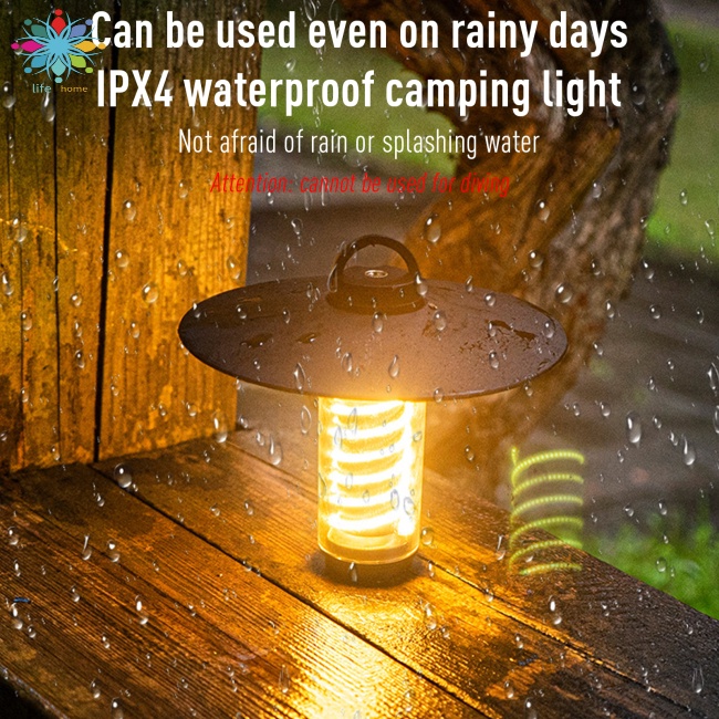 Đèn Pin Cầm Tay Có Giá Đỡ Ba Chân Dùng Khi Đi Cắm Trại