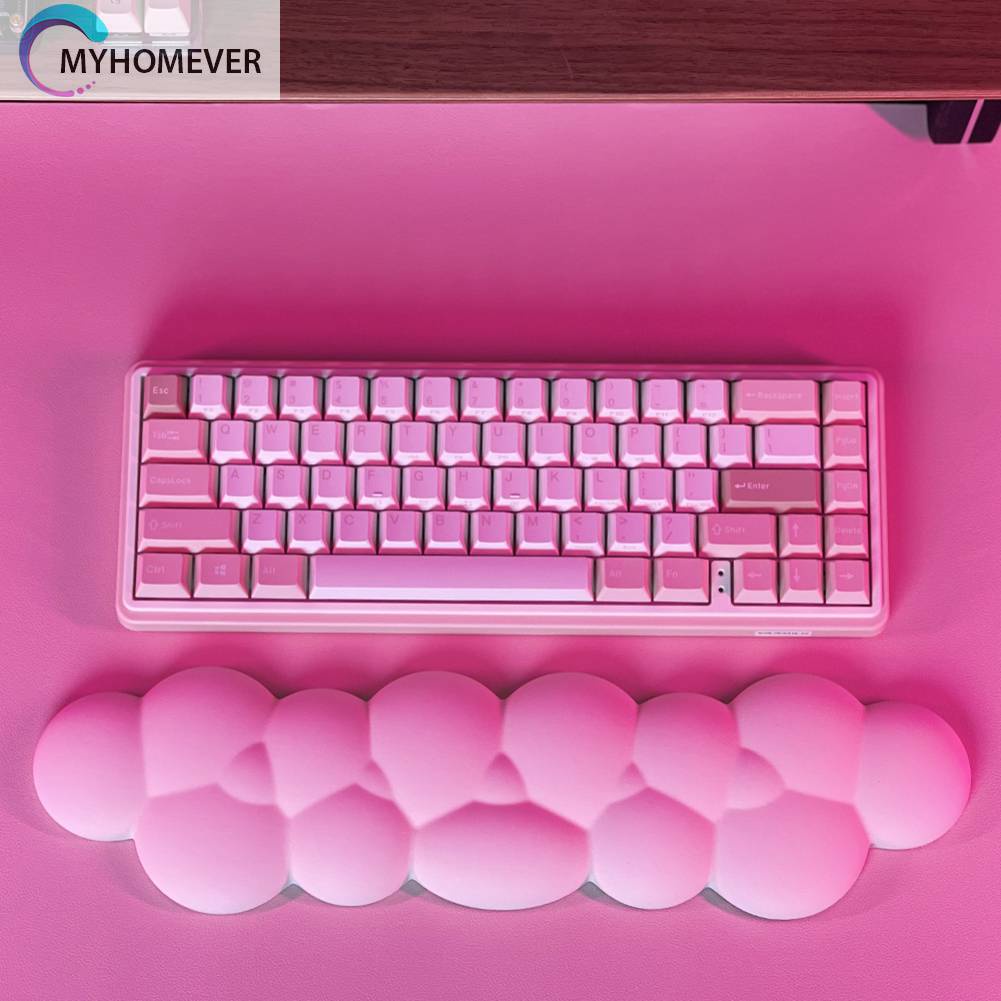 Miếng Đệm Cổ Tay Bấm Bàn Phím Chơi Game Bằng Cotton Chống Trượt Hình Đám Mây Cho