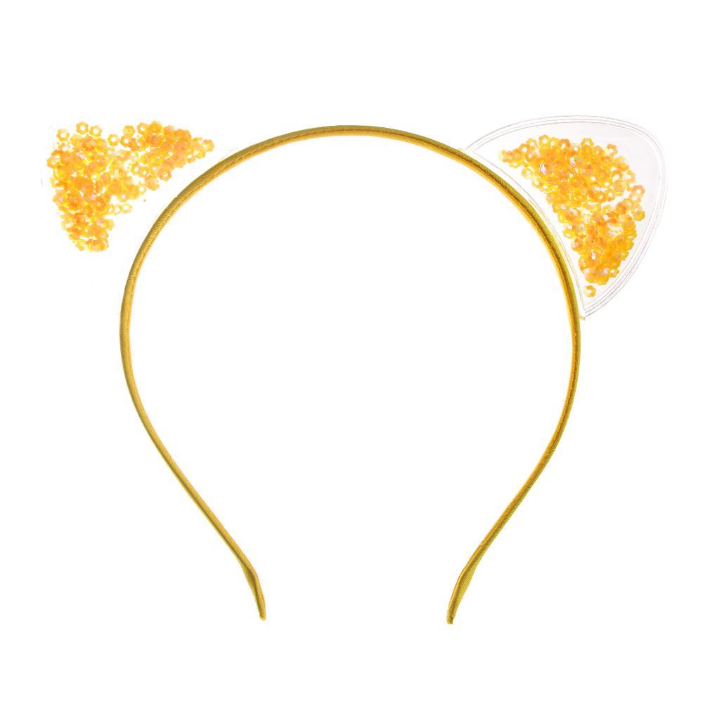 ANEMONE Băng Đô Cài Tóc Đính Kim Sa Lấp Lánh Thời Trang Hàn Quốc