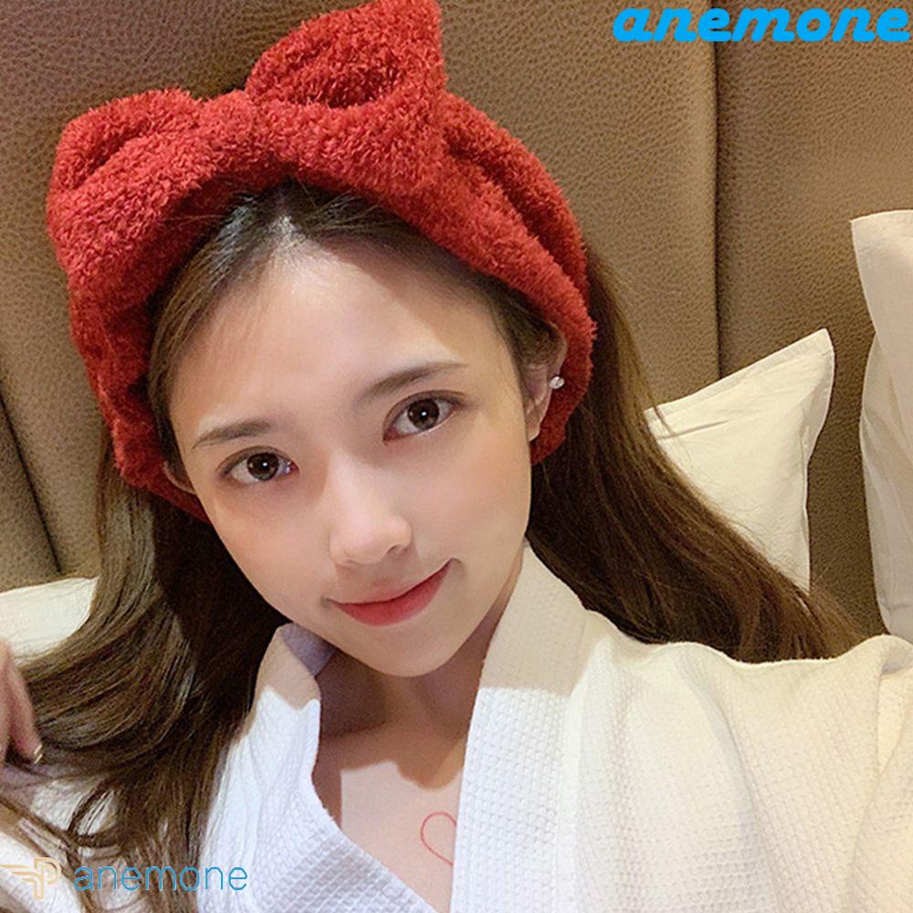 Băng Đô Tai Thỏ Bằng Nhung Co Giãn Thoải Mái Dễ Thương Dành Cho Nữ Giá Đỡ