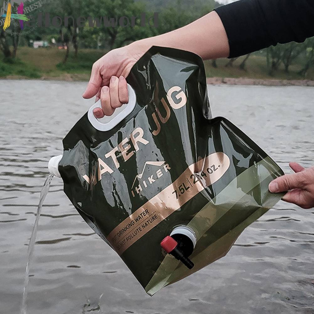 Túi Đựng Nước 7.5L 7.5L Không Rò Rỉ Tiện Dụng Mang Theo Du Lịch Cắm Trại