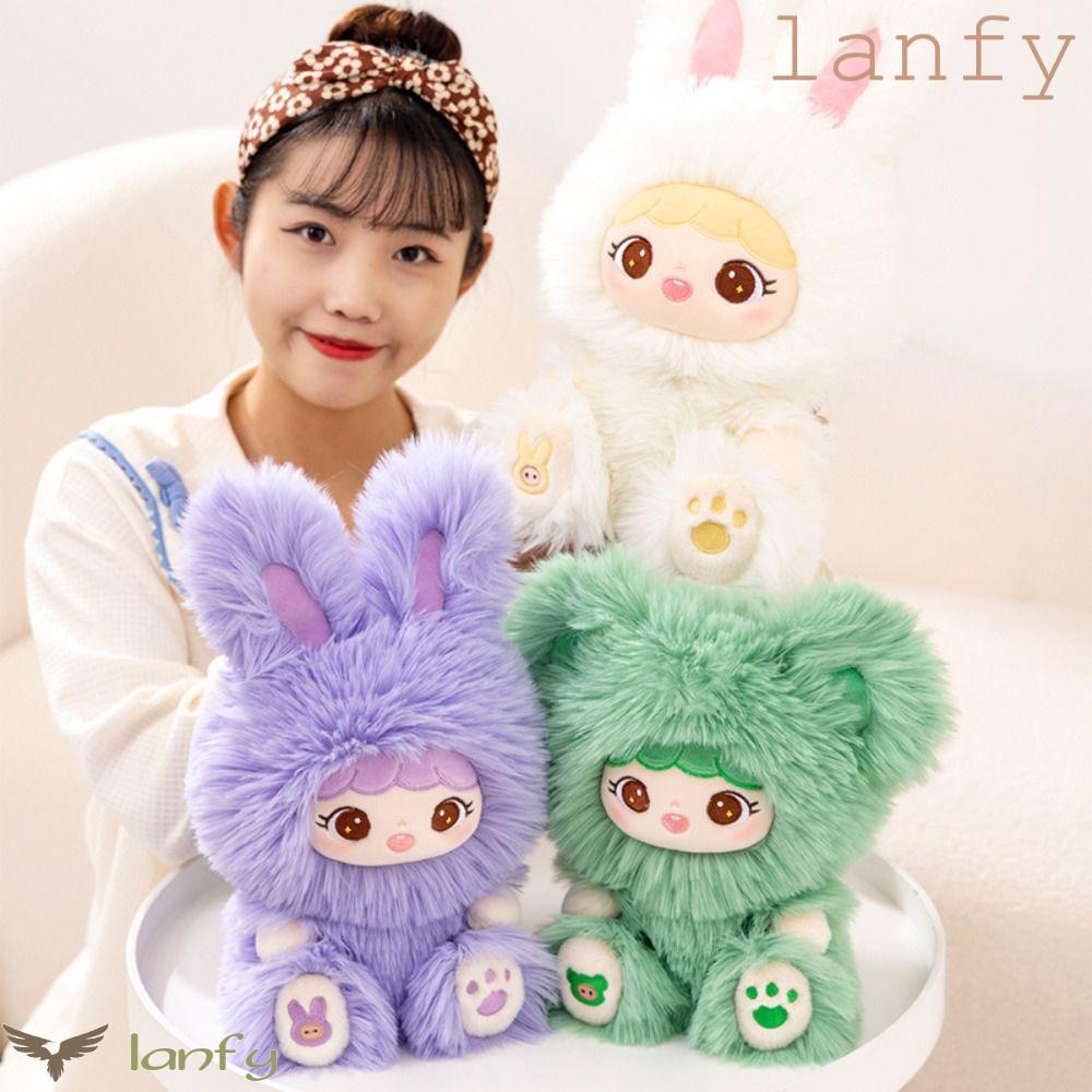 LANFY Thỏ Nhồi Bông Dễ Thương Trang Trí Nhà Cửa