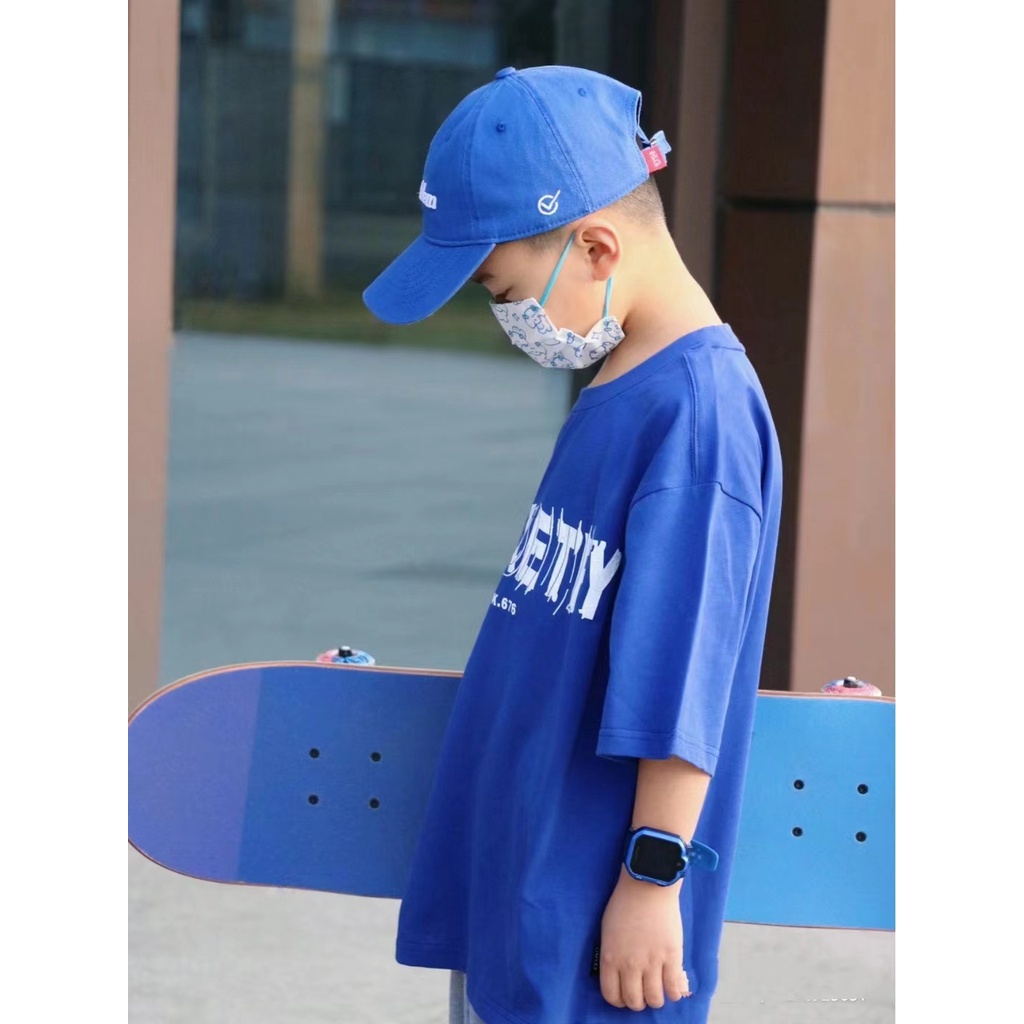 Yidanl Áo Thun 100% Cotton Tay Ngắn Dáng Suông In Họa Tiết Hoạt Hình Xinh Xắn Thời Trang Cho Nữ