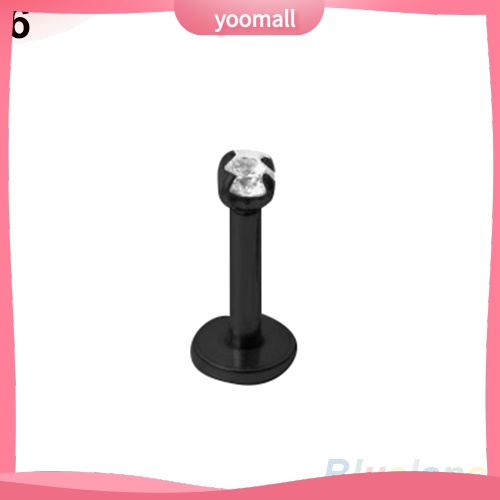 Bộ 2 Khuyên Xỏ Cơ Thể Đính Đá Zircon Thời Trang