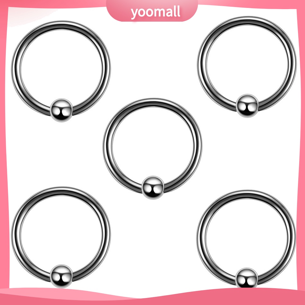 Set 60 Khuyên Mũi / Chân Mày / Môi Bằng Thép Không Gỉ Cá Tính