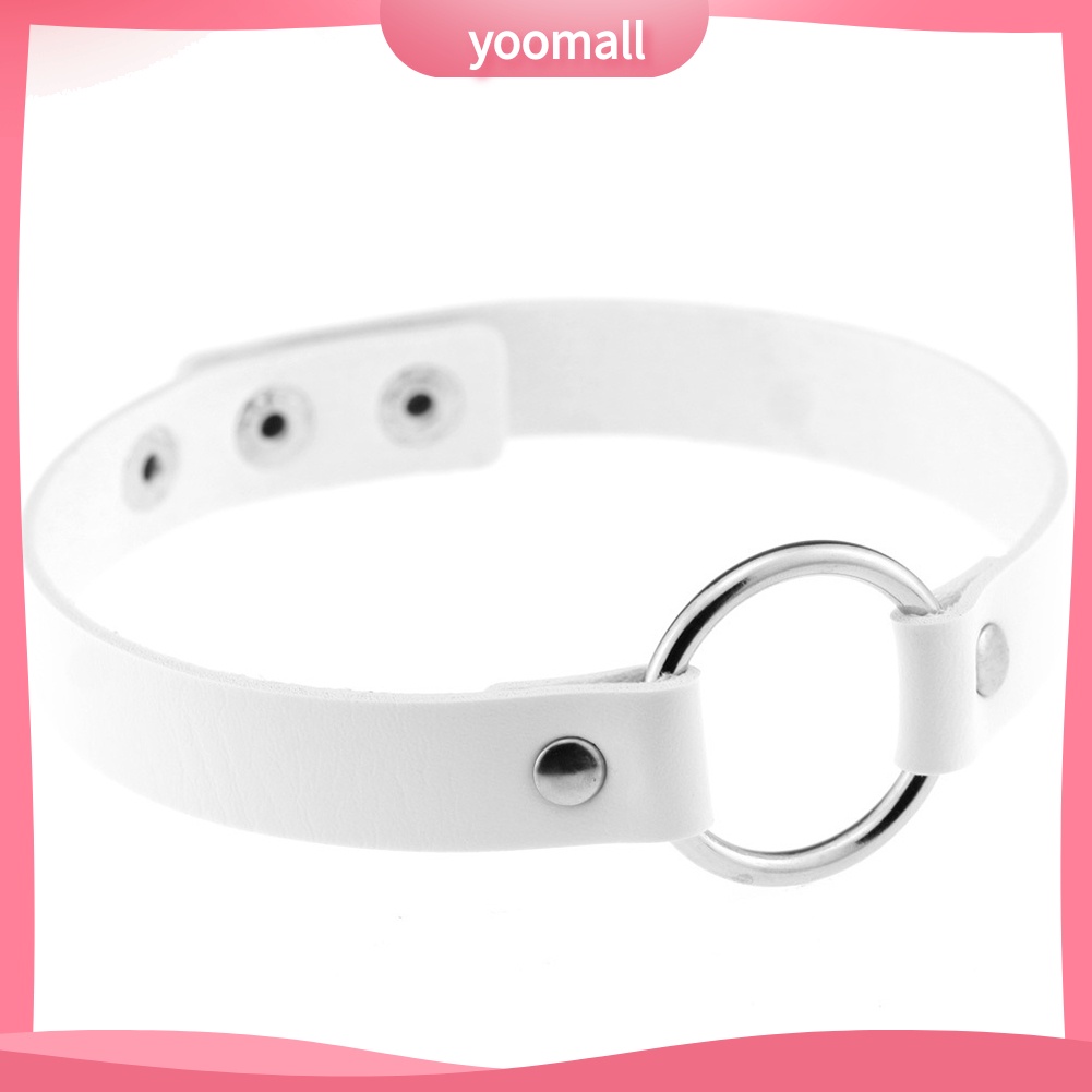 Vòng Cổ Choker Giả Da Viền Đinh Tán Thời Trang Cá Tính