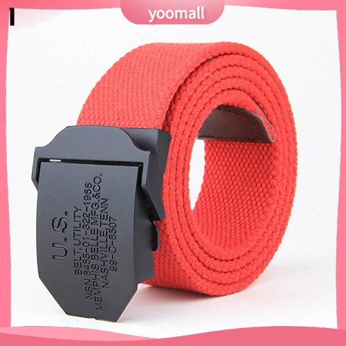 Thắt Lưng Màu Trơn Khóa Cài Thời Trang Thường Ngày Cho Nam