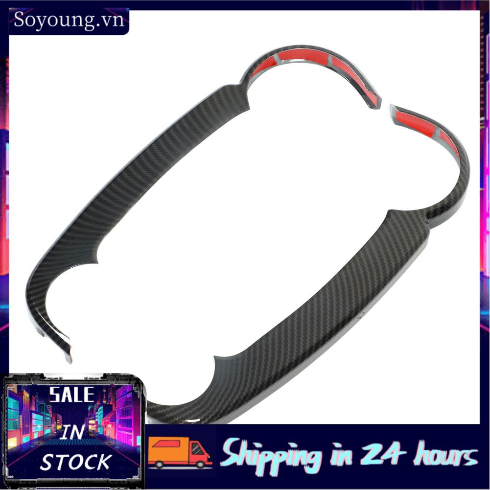 Soyoung Dashboard  Side Strip Cover Carbon Fiber Style Easy Installation High Strength Scratch Resistant for Car