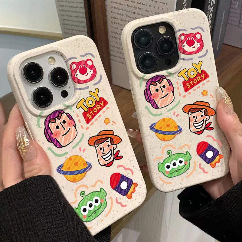 Ốp Điện Thoại Dẻo Họa Tiết Hoạt Hình Toy Story Dễ Thương Chống Sốc Cho iPhone12 13 plus 7 14pro11 8 ZI6H