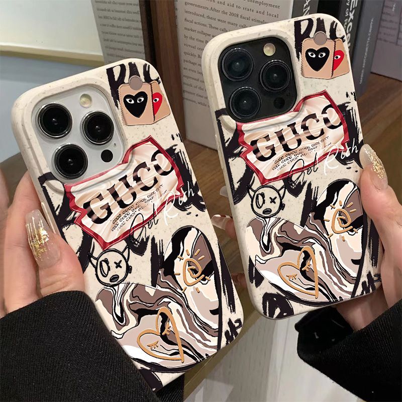 Ốp Điện Thoại Mềm Chống Sốc In Hình Trái Tim Cho Iphone 13Iphone 12 8 Plus 14 Pro 11 7 IM1E