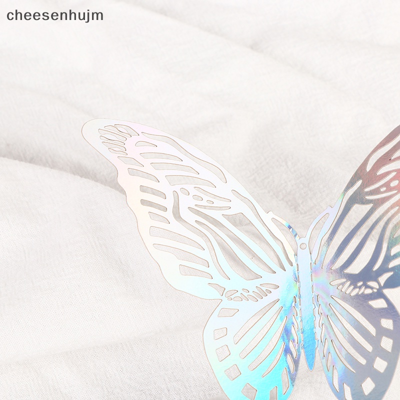 12 Sticker Dán Tường Hình Con Bướm Dùng Trang Trí Phòng Cho Trẻ Nhỏ