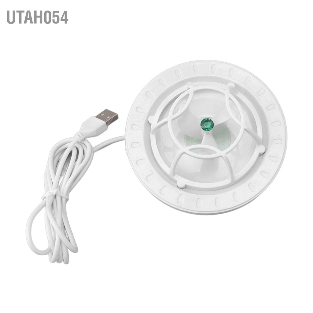 Utah054 Mini Ustrasound Máy Rửa Chén Đa Năng Nhà Bếp Hộ Gia Đình USB Cho Chuyến Đi Chung Cư Ký Túc Xá 100‑240V Xanh Lá