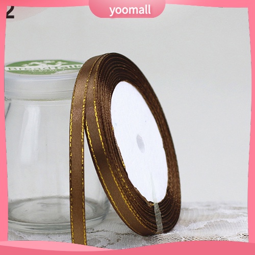 1 Cuộn Dây Ruy Băng Bản Rộng 25 Yard Rộng 6mm Trang Trí Sinh Nhật / Đám Cưới