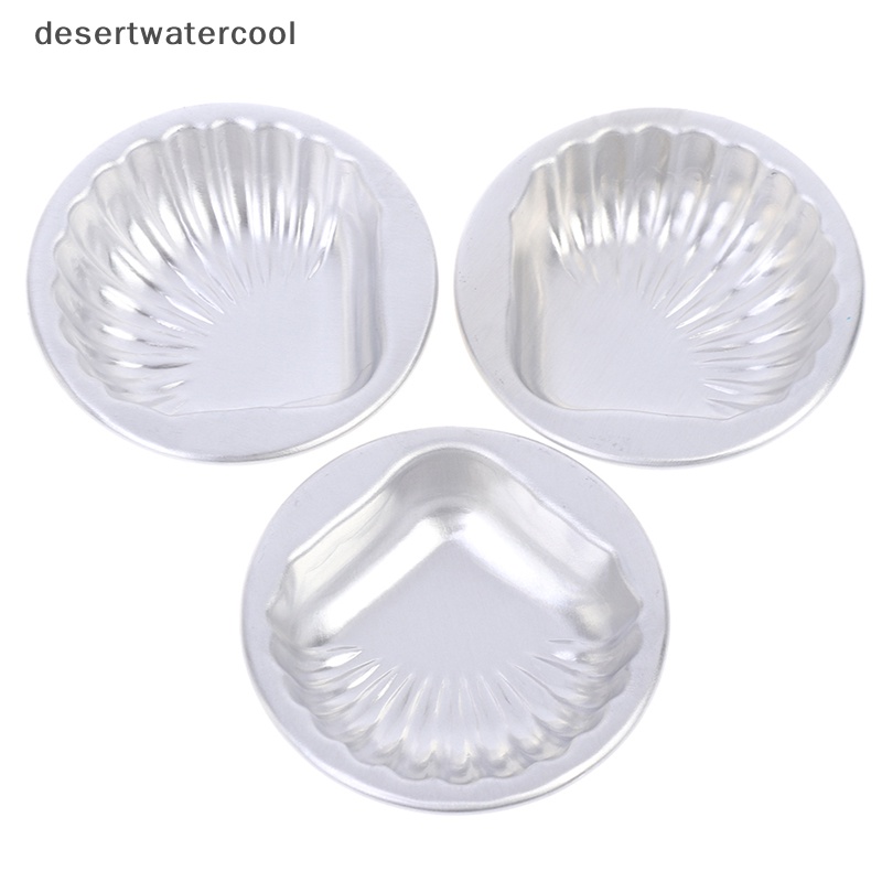 Set 5 Khuôn Làm Bánh Hình Vỏ Sò Bằng Hợp Kim Nhôm