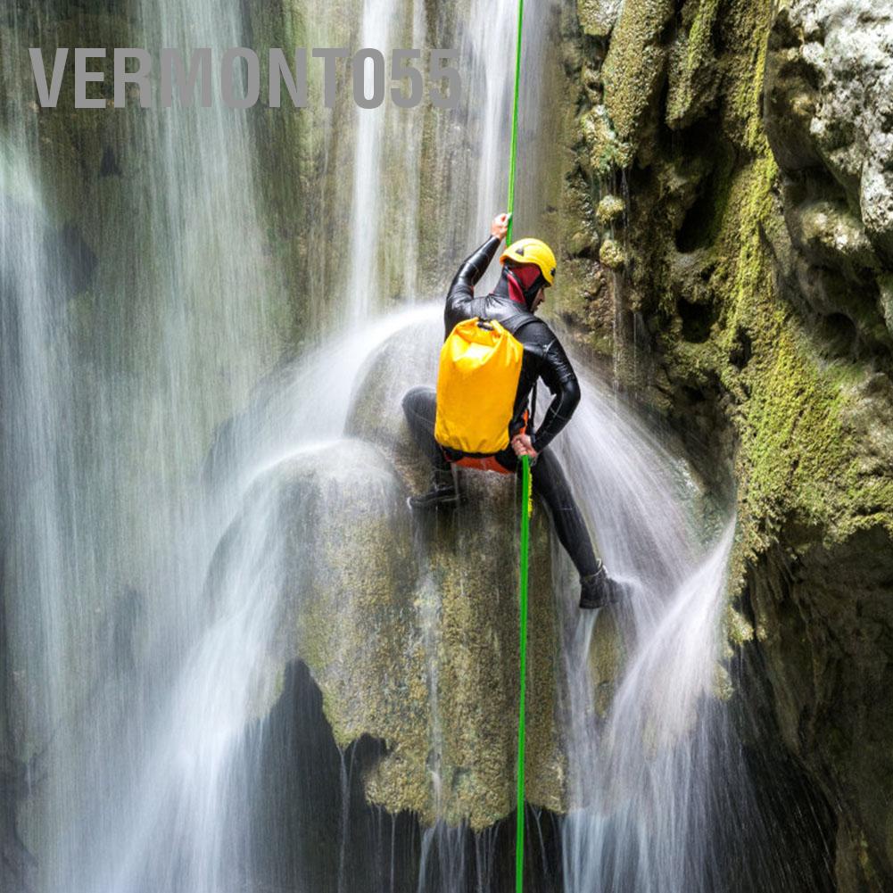 Vermont055 Dây thoát hiểm leo núi ngoài trời 30m Đường kính 12 mm sinh tồn an toàn