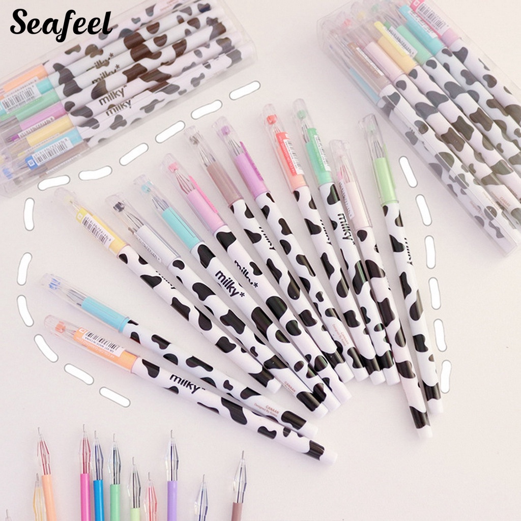 Set 10 Bút Mực 0.38mm Nhiều Màu Sắc Sáng Tạo