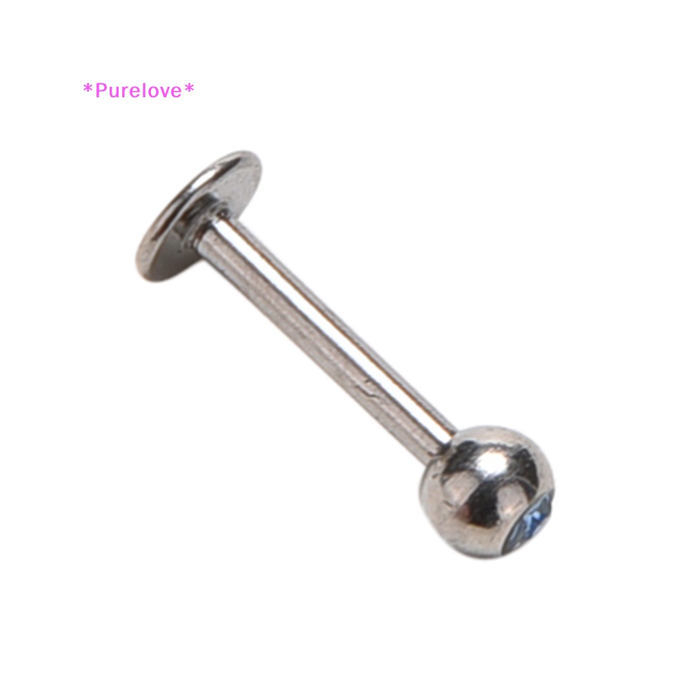 1 X Khuyên Tai / Môi / Sụn Tai / Cơ Thể Hình Tròn Bằng Thép Không Gỉ Mới