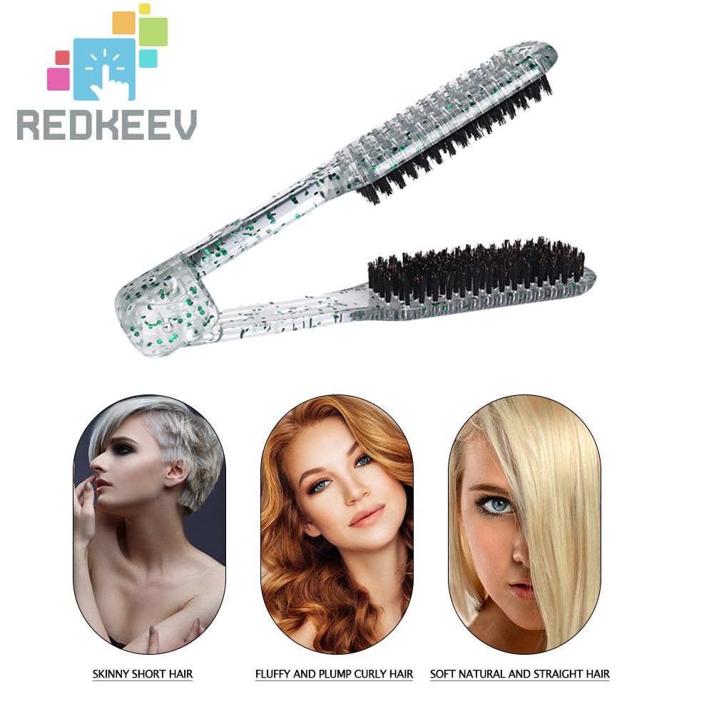 Lược Kẹp Chữ V Tạo Kiểu Tóc Không Đau Tiện Dụng