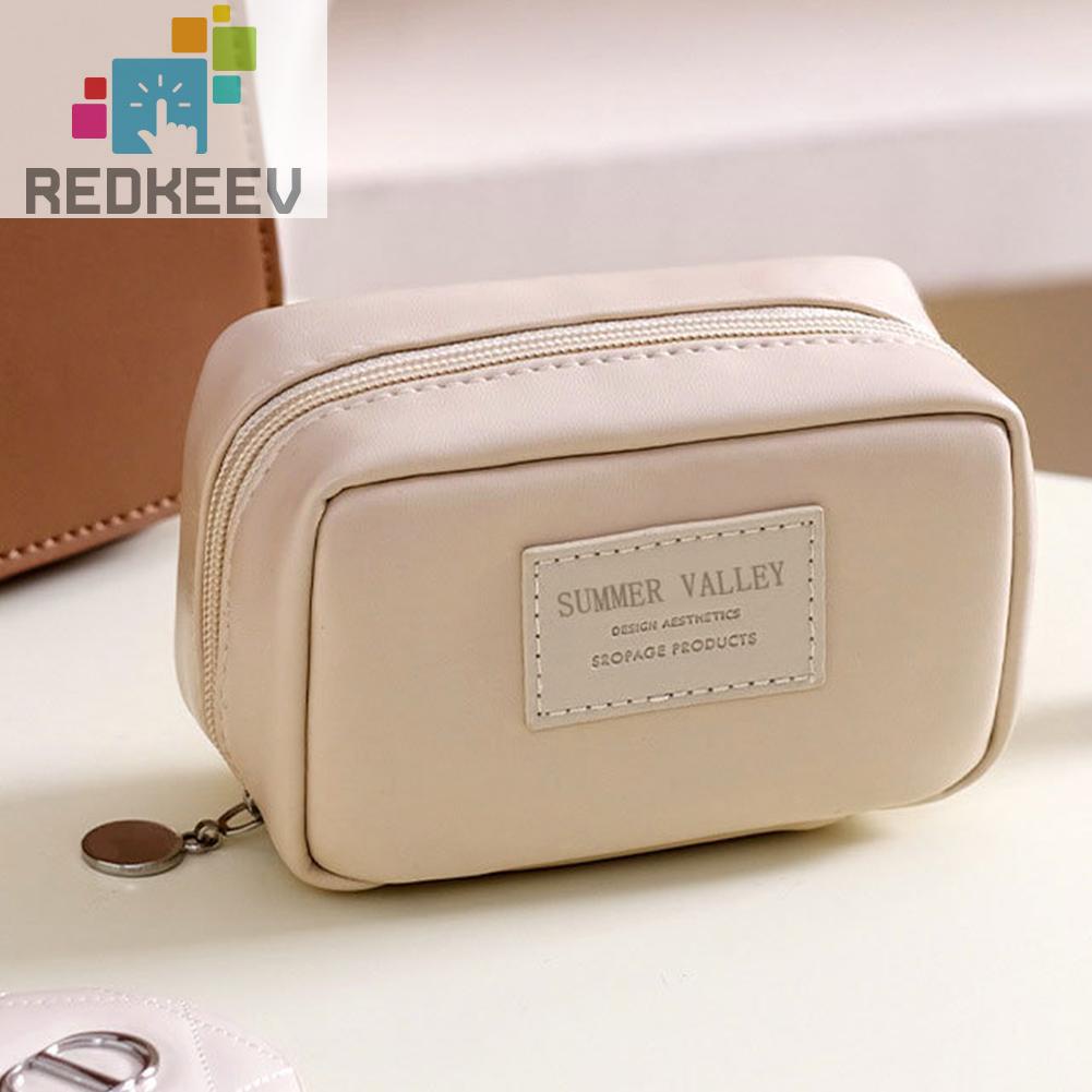 Túi Da PU Đựng Mỹ Phẩm Sức Chứa Lớn Tiện Dụng Cho Nữ