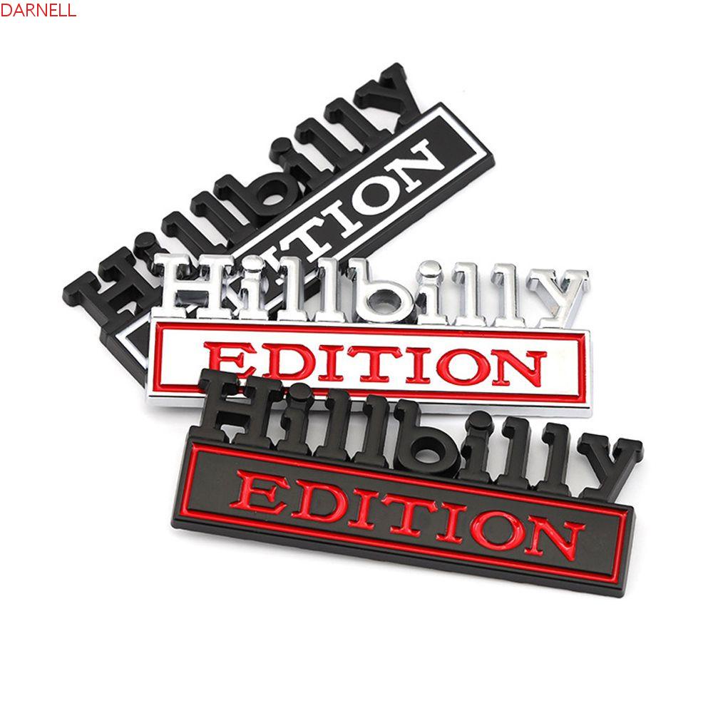 Miếng Dán Trang Trí Đuôi Xe Hơi Họa Tiết DARNELL 3D Độc Đáo Thời Trang