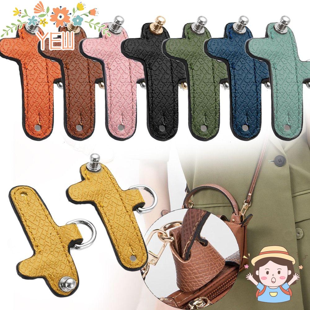 Dây Đeo Túi Xách Mini Bằng Da Thật Không Đục Lỗ Có Khóa Cài Thay Thế Tiện