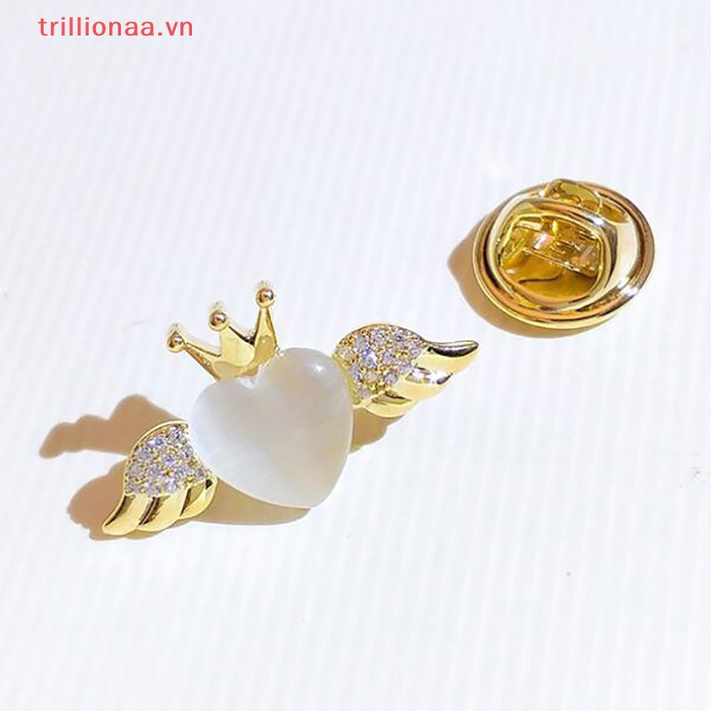 Ghim Cài Áo Hình Chú Ong / Mặt Trời Đính Đá Ngọc Trai Dễ Thương