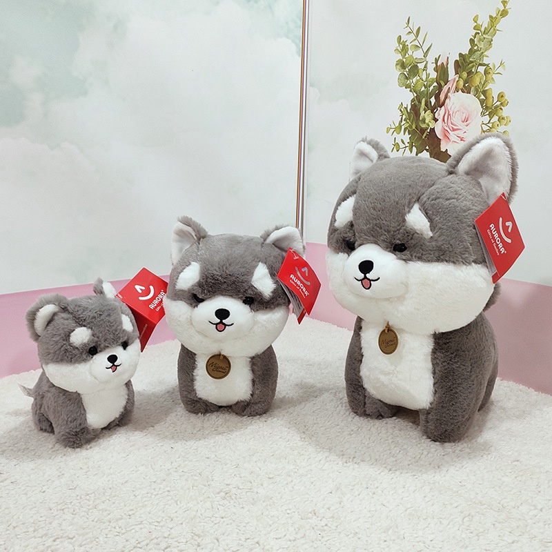 ⚡Tất Cả Các Loại Đồ⚡ Chú Chó husky Nhồi Bông Dễ Thương Dùng Làm Quà Tặng Sinh Nhật 230805